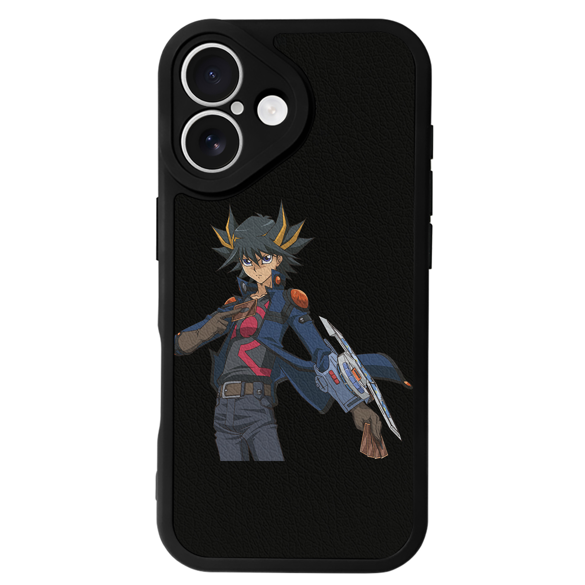 遊☆戯☆王 Yu-Gi-Oh! 【iPhone 16シリーズ対応】シリコンスマホケース（レザー調） 材質：シリコン